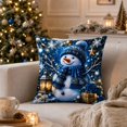thumbnail image 7 of Christmas Pillow Covers, Decorative Cushion Case with Hidden Zipper, Soft Fabric for Sofa Couch Bed Home Decor, 7 of 7