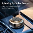 thumbnail image 3 of WJCA Solar - Powered Smart Car Air Freshener Diffuser – Rotating Aromatherapy Ornament Automotive Accessory, 3 of 6