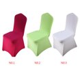 thumbnail image 3 of Cateissary Fundas de asiento elásticas, funda para silla de comedor para banquete de boda, decoración para fiestas de Hotel Decoración del hogar blanco Cateissary JJ21324-03, 3 of 6