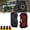 Matte Black+Smoked Lens,sequential turn signal, variant on 2PCS LED Tail Lights for 2021-2025 Ford Bronco 2/4 Door,Rear Lights Assemblies Tail Lamps Replacement Part with Factory Style Halogen/LED Model(Matte Black+Smoked Lens)