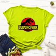 thumbnail image 5 of Camiseta vintage de Jurassic Park para mujer, camiseta de dinosaurio, camiseta de verano para mujer, camiseta geek, camiseta blanca de manga corta para mujer, ropa urbana genial, 5 of 5
