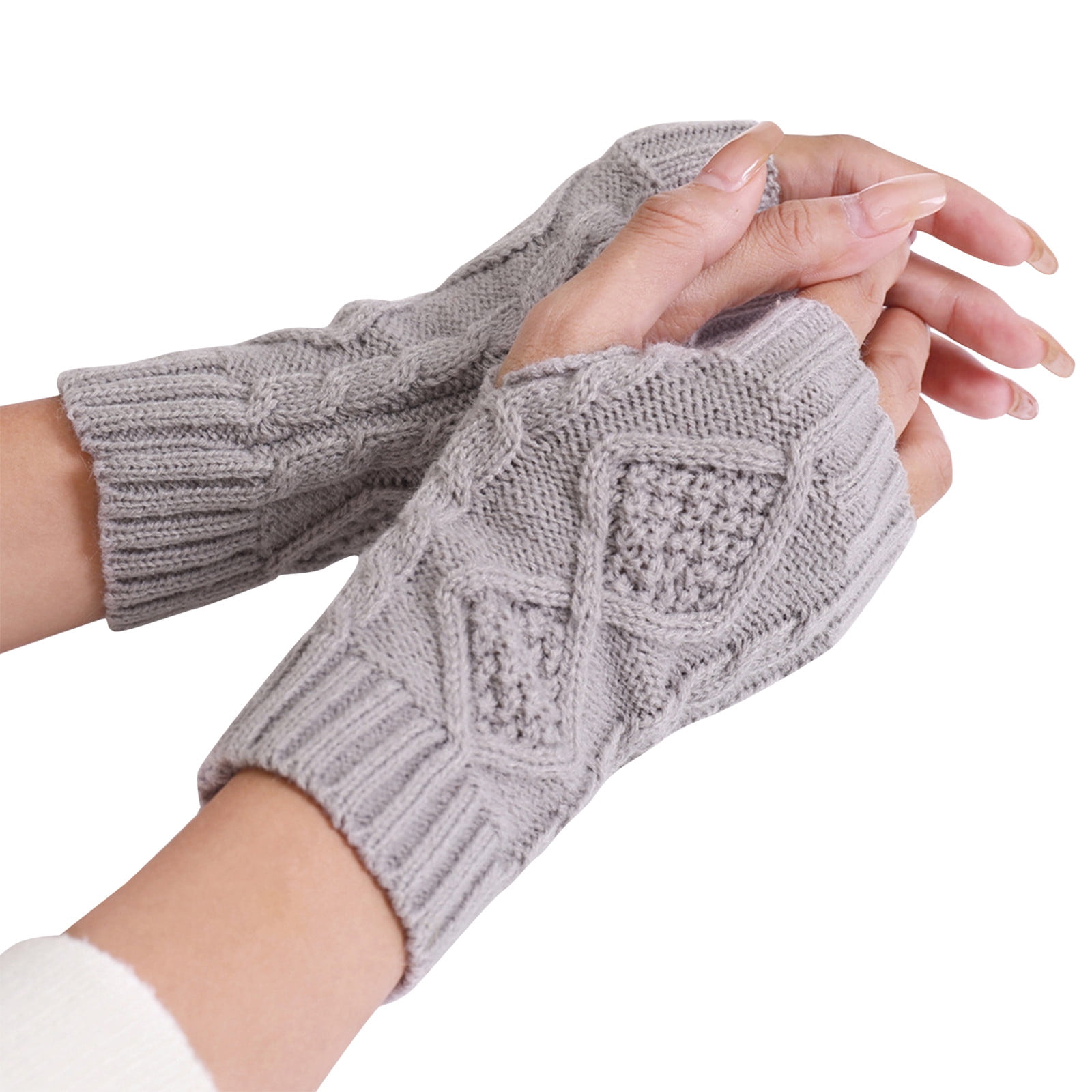 "Naughtyhood Christmas Clearance deals Gloves Women's Winter Fingerless