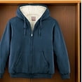 thumbnail image 6 of Collections Etc Ultra Soft Sherpa Lined Zip-Up Hooded Sweatshirt, 6 of 8