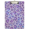 thumbnail image 2 of FMSHPON Leopard Clipboard Hardboard Wood Nursing Clip Board and Pull for Standard A4 Letter 13x9 inches, 2 of 8