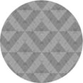 thumbnail image 1 of Ahgly Company Indoor Round Patterned Gray Cloud Gray Area Rugs, 6' Round, 1 of 6