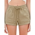 Made by Olivia Women's Drawstring Elastic Waist Casual Comfy Cotton ...