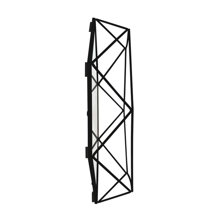 Lote de 3 espejos Hexa Negro - Decoración de pared