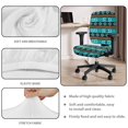 thumbnail image 4 of ZUXONGSY Aztec Ethnic Office Chair Cover 2 Packs Desk Chair Covers Slipcover with Elastic Edge Protector for Rotating Chair Computer Chair Easy to Install and Clean Home Accessories, 4 of 7