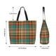 thumbnail image 5 of Disketp colorful plaid Bolsa Tote Estampada para Mujer, Bolso de Hombro y de Mano para Compras y Viajes, 5 of 8
