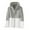 Gray, variant on Eryao Sunscreen Jacket for Women Lightweight Classic Color Block Hooded Windbreaker 2024 Fall Plus Size Outdoor Workout Trench Coat with Pockets Limited Time Deal，Black，XXL
