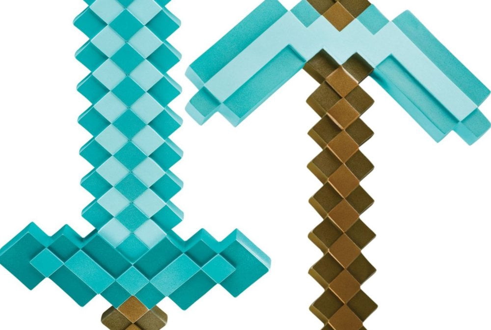 Mnecraft Armatura D Damante Steve Con Spada D Damante LEGO