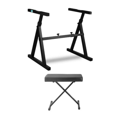 Paquete de soportes para teclado electrónico Knox Z-Style con banco