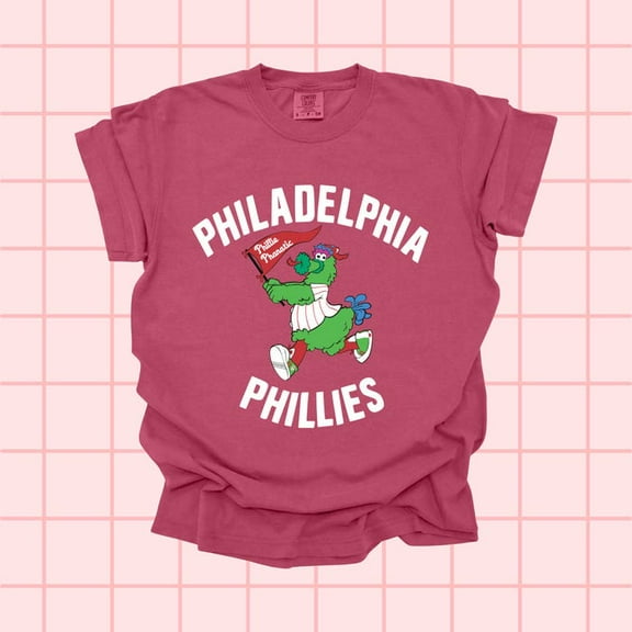 Vintage-Inspired Philadelphia Phils T-Shirt | Phillie Phanatic Graphic Tee | Unisex Game Day Shirt