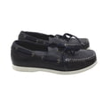 thumbnail image 4 of WEATHERPROOF VINTAGE Mens Navy Cushioned Benny Round Toe Lace-Up Boat Shoes 10 M, 4 of 7