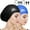 Black+Blue, variant on BUTKLNYTS Silicone Swim Caps for Women – Waterproof, Long Hair Friendly, Ear Protection, with Nose Clip & Earplugs