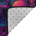 thumbnail image 4 of Shaggy Area Rug, Purple-Red Skull Rugs for Living Room Bedroom Non Slip Door Mat Indoor Carpet Machine Washable Nursery Home Decor Floor Mats for Entryway 60x39in, 4 of 5