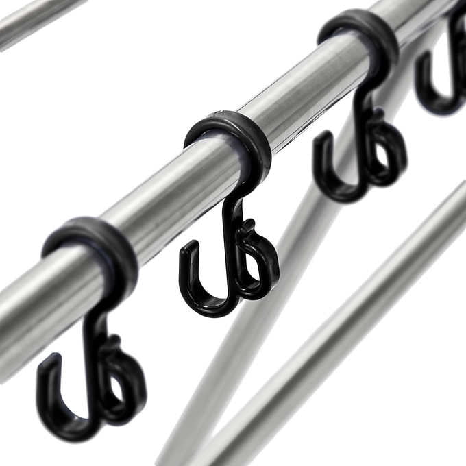 Greenway Drying Rack with Extendable Hanging Bar and Hooks Walmart