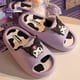thumbnail image 3 of Zapatillas de casa Kawaii Sanrio para mujer, Chanclas de felpa de algodón de Hello Kitty para interiores, zapatos antideslizantes de playa para verano, 2023, 3 of 4
