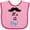 Pink and Fuchsia, variant on Inktastic It's a Boy Boys or Girls Baby Bib