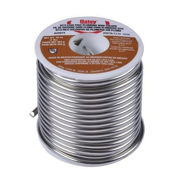 97 Tin & 3 Copper Metal Plumbing Wire Solder