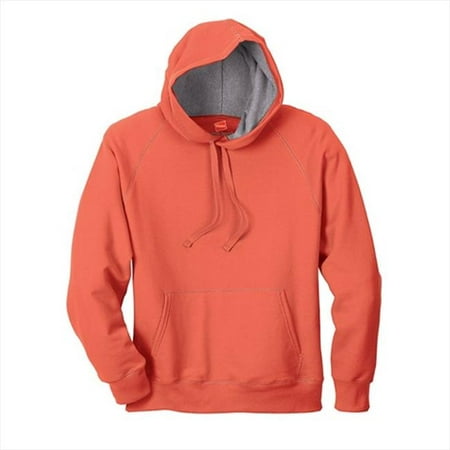 N270 Adult Nano Sweats Pullover Hoodie Sweatshirt Size - Extra Large - Vintage Orange