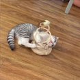 thumbnail image 2 of Spiral Spring Plate Cats Toys Plush Interactive Elastic Scratching Dish Ball Funny Educational Training Props Pet Supplies, 2 of 7