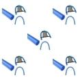 thumbnail image 3 of Wosthever Silla de natación Bar Piscina portátil Anillo Varilla Cama Nylon Agua Nadar Hamaca Juguete para niños Adultos, Azul Type2 NO2, 3 of 6