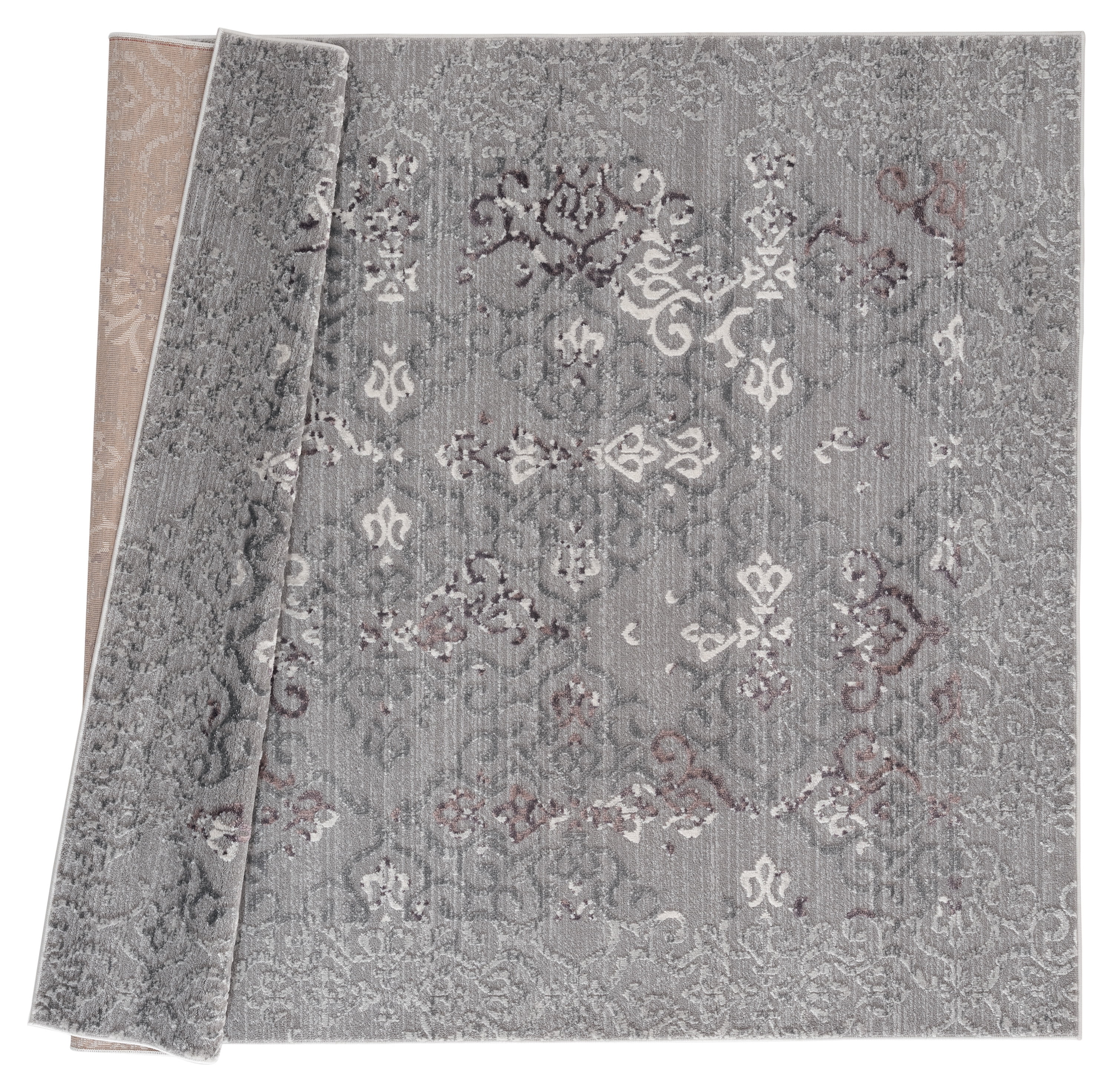 United Weavers Rasbora Tetra Transitional Bordered Area Rug, Plum, 12'6" x 15'