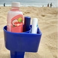thumbnail image 6 of Beach Cup Holder with Pocket, Multifunctional Sand Cup Holder for Beverage Phone Sunglass Key, Beach Accessory Drink Sand Coaster, 6 of 7