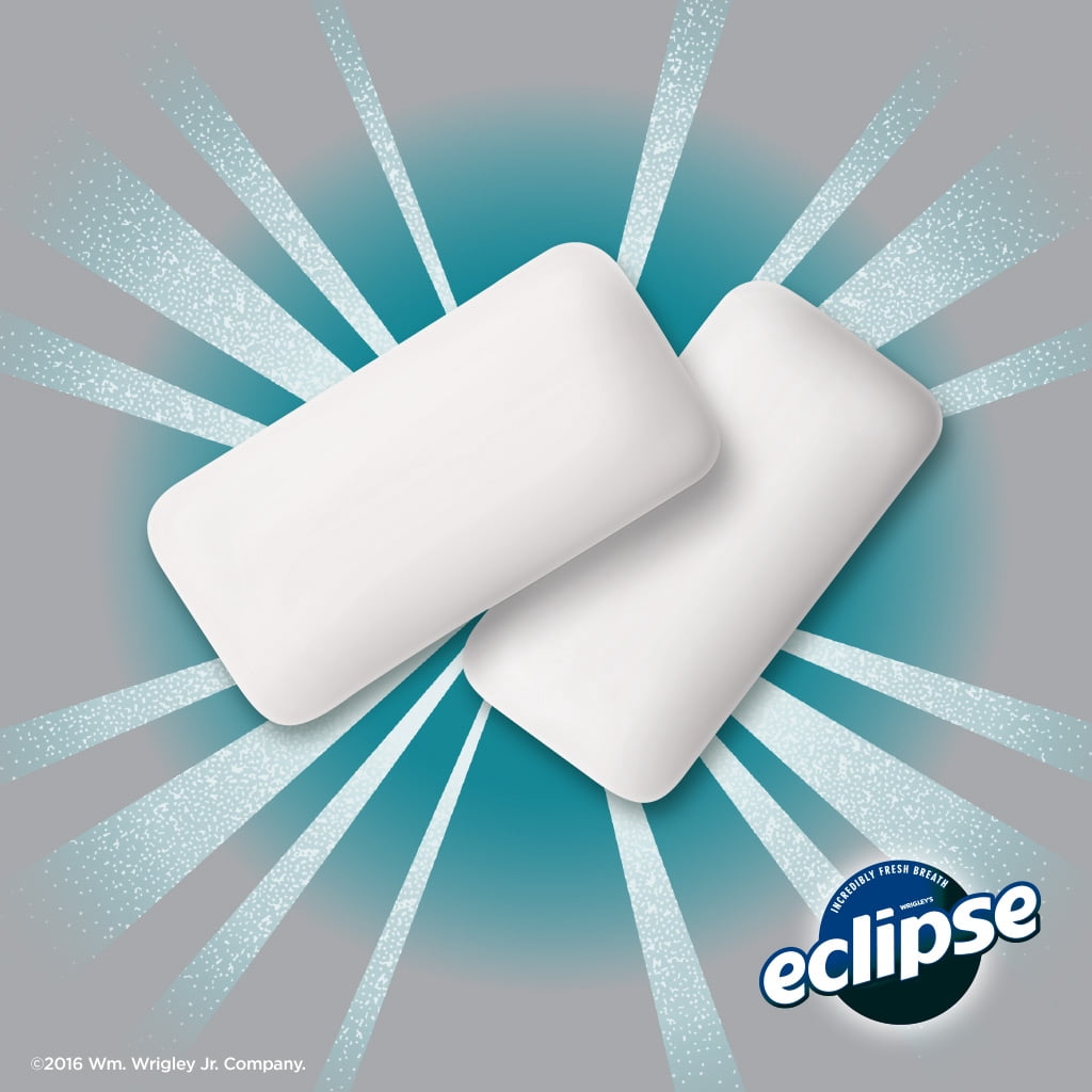 Eclipse Gum, Polar Ice, Sugar Free, 180 Piece Bag