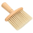 thumbnail image 4 of Cepillo de barrido de pelo roto, mango de madera, cepillo de plumero para corte de pelo, para barbería, estilista, 4 of 8