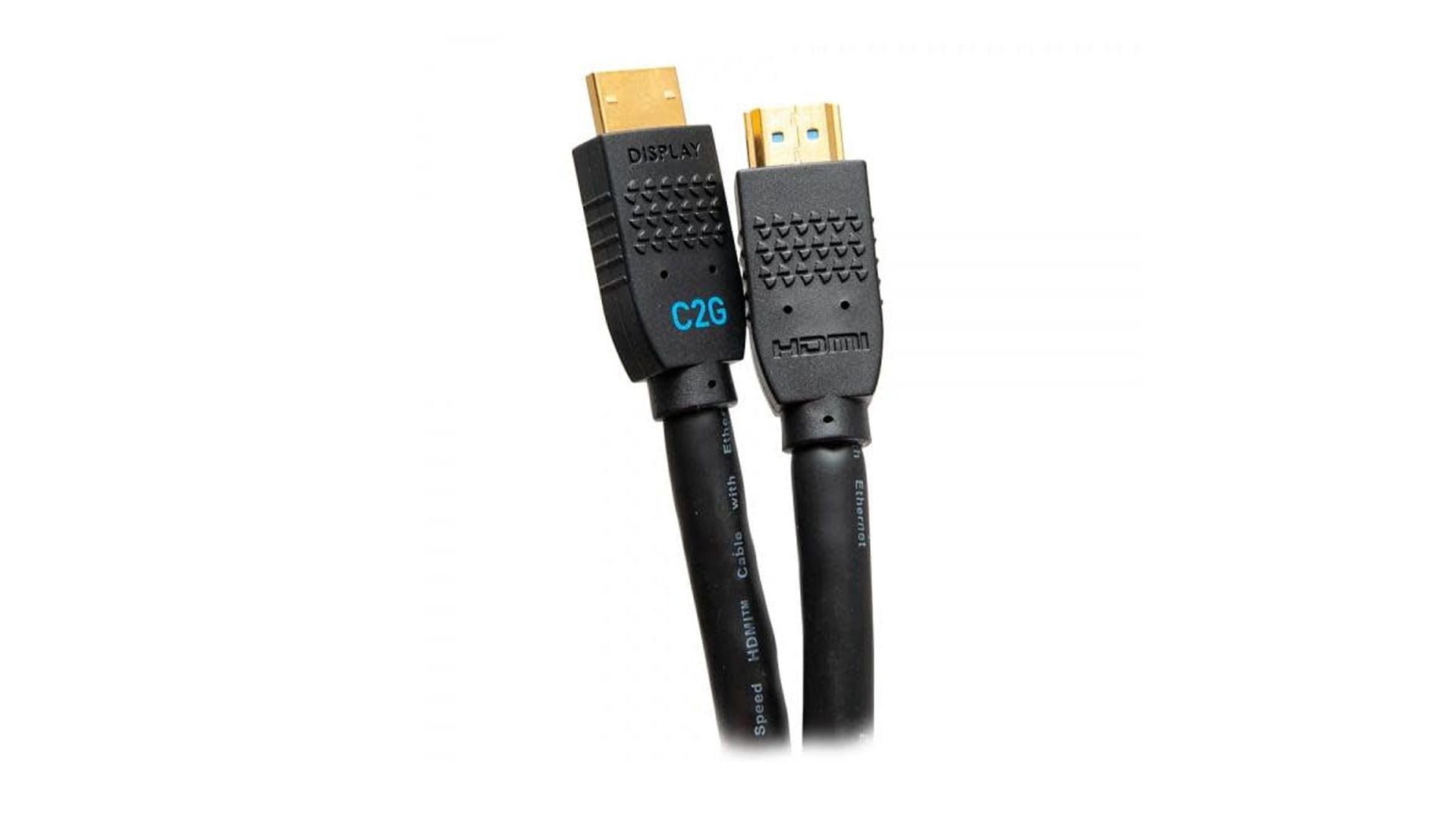 C2G 15 ft 4K 60Hz In-Wall Performance Series Ultra Flexible Active High Speed HDMI Cable, Black