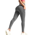 thumbnail image 4 of High Waisted Leggings for Women with Pockets Yoga Pants, 4 of 7