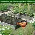 thumbnail image 3 of ziyahi Tree Shade Cover Sun Pillars And Zippers Garden Shade Cloth Easy To Install For Mini Vegetable white 1 with 4 spikes, 3 of 6