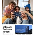thumbnail image 6 of Magnetic for iPhone 13 Case & iPhone 14 Case [Compatible with MagSafe][10FT Military Grade Drop Tested] Protective Shockproof Slim Translucent Matte Phone Case for iPhone 14/13, Blue, 6 of 12