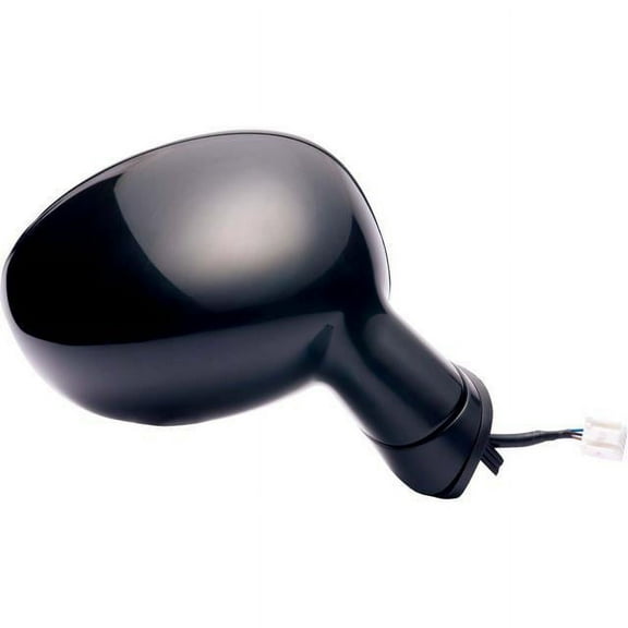 66567M - Fit System Passenger Side Mirror for 06-15 Mazda MX-5 Miata, black PTM, foldaway, Power