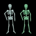 thumbnail image 2 of Halloween Skull Frame Decoration Luminous Skeleton Frame Bar KTV Horror Scene Decoration, 2 of 6