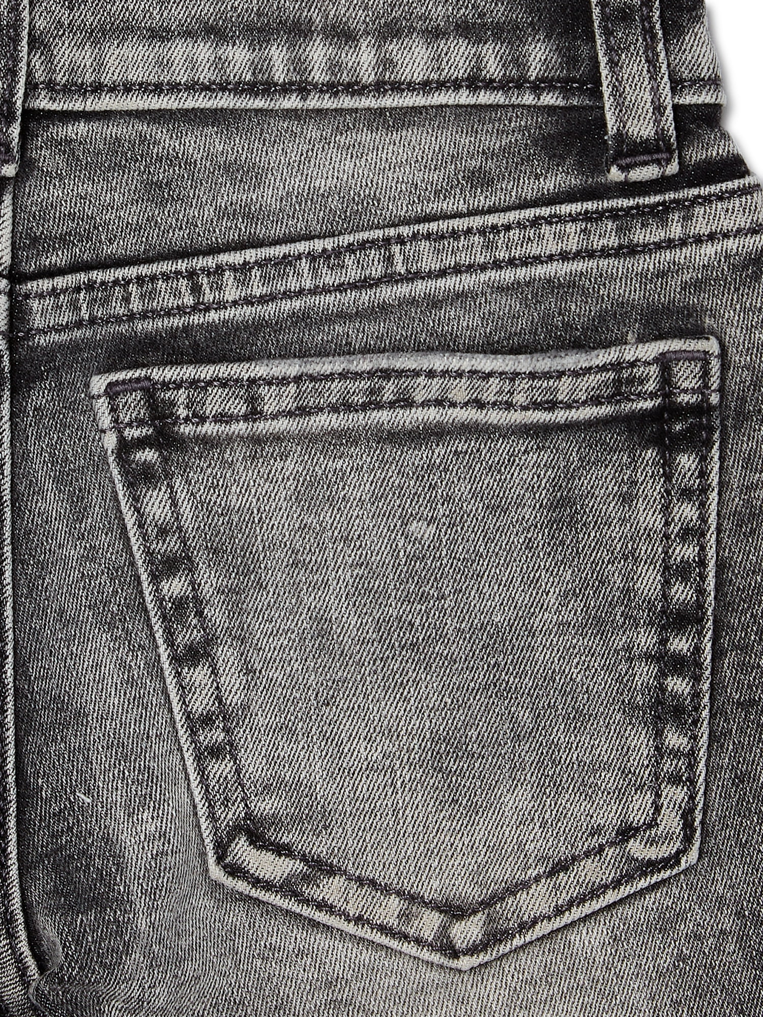 Wonder Nation Boys Rip & Repair Slim Fit Denim Jeans, Sizes 4-18 & Husky
