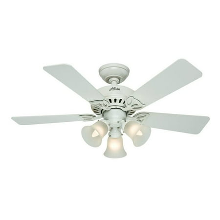 Great Hunter Fan Company 53081 The Beacon Hill 42 Ceiling With Hunter Fan Company 53081 The Beacon Hill 42 Ceiling With 5 White Light Oak Blades Kit