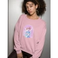 thumbnail image 2 of Anime Couple W Scarf Sweatshirt Women -Image by Shutterstock, Female XX-Large, 2 of 4