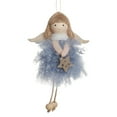 thumbnail image 2 of Adornos Navideños Peluche Ángel Niña con Alas Colgante Muñeca Bebé Colgante onlyliua, 2 of 7