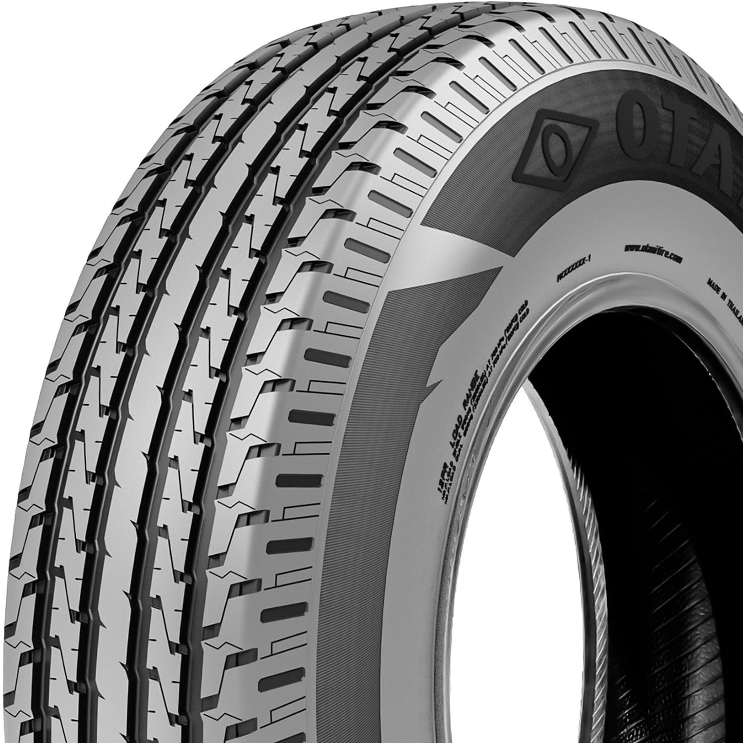 Otani ST2000 ST205/75R14 D/8PLY Trailer Tire