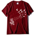 thumbnail image 3 of Birdeem Mode Femmes Été Demi-Manche Chandail-Over Couleur Unie Blouse Décontractée, 3 of 6
