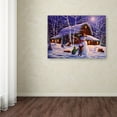thumbnail image 3 of Trademark Fine Art 'The Joy of Christmas' Canvas Art by Geno Peoples, 3 of 3