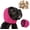 Rose red, variant on Noise Cancelling Ear Wrap, Adjustable Dog Ear Protection Wrap,Noise Protection Firework Thunder, Dog Ear Muffs Noise Protection, Quiet Silent for Grooming Bathing & Swimming (Rose red,M)