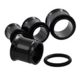 thumbnail image 4 of Kit de estiramiento de oreja Zulema de Acero inoxidable 36 piezas tapones Negro, 4 of 8