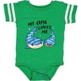 thumbnail image 3 of Inktastic My Opa Loves Me- whale shark Boys or Girls Baby Bodysuit, 3 of 5