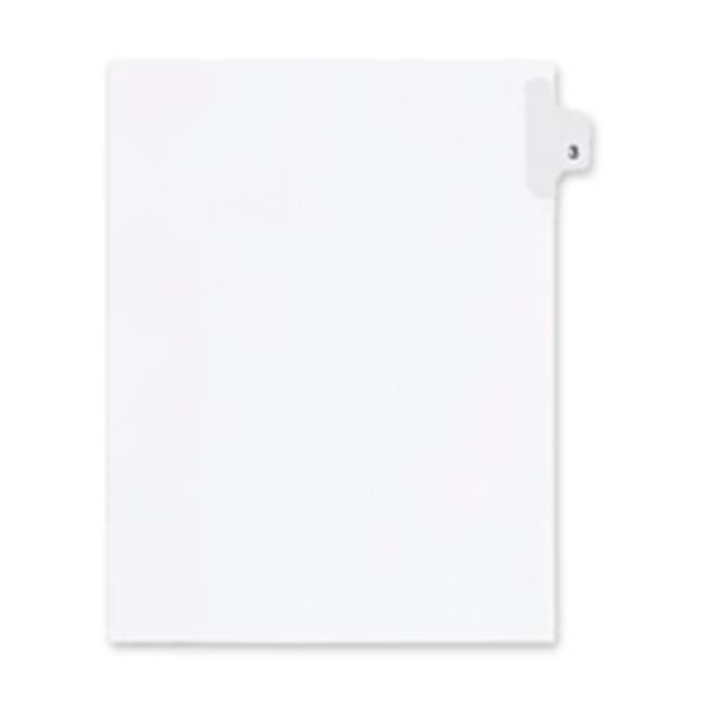 Kleer-Fax- Inc. KLF82227 Index Dividers- Number 27- Side Tab- .505 Cut- Letter- 25-ST- WE