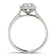 thumbnail image 3 of Forever One Round Moissanite Diamond Engagement Ring /18K White Gold Plated Engagement Ring/Round Cut Ring / Dainty Ring / PromiseRing, 3 of 6