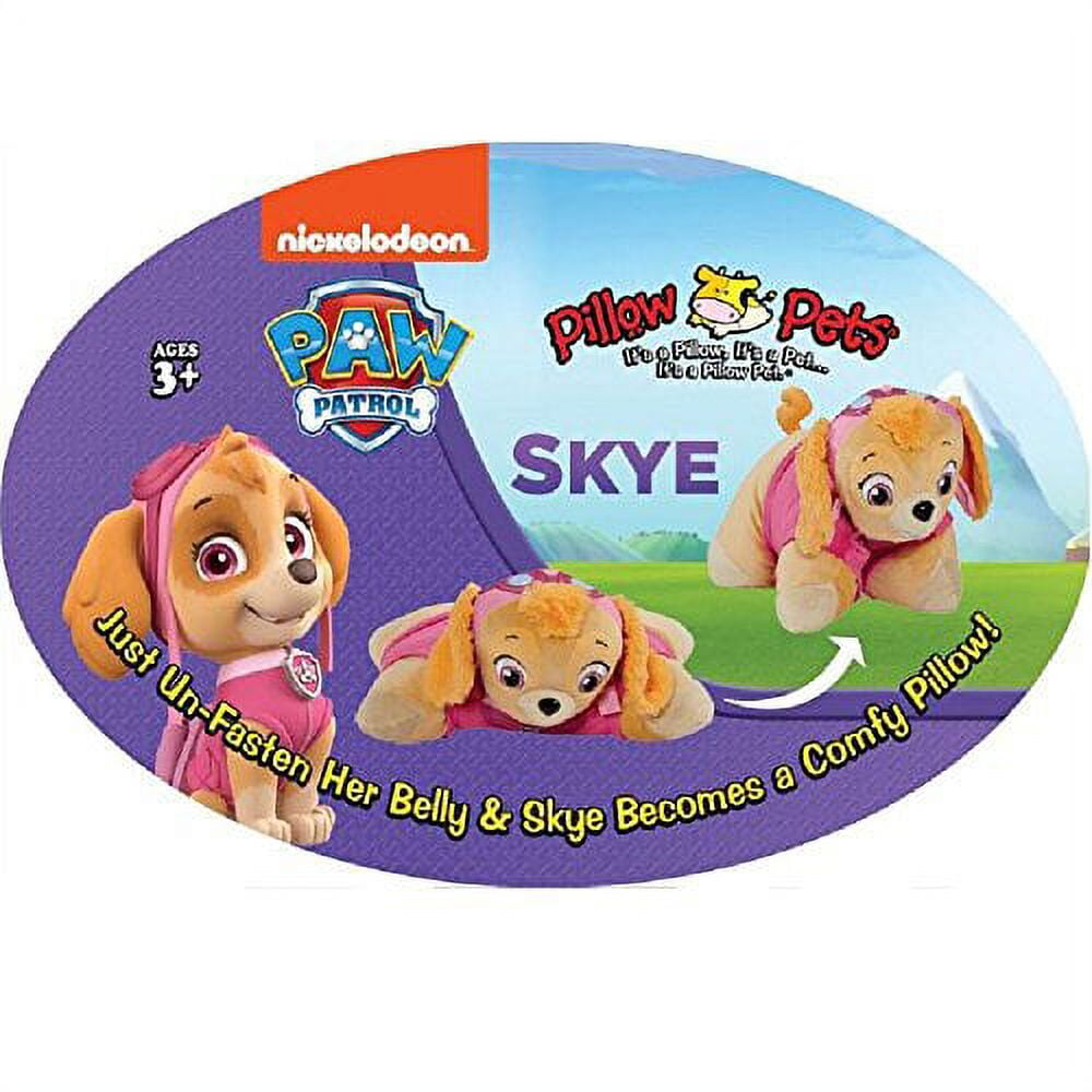 Pillow Pets Nickelodeon Paw Patrol Skye Plush Chenille Throw Pillow